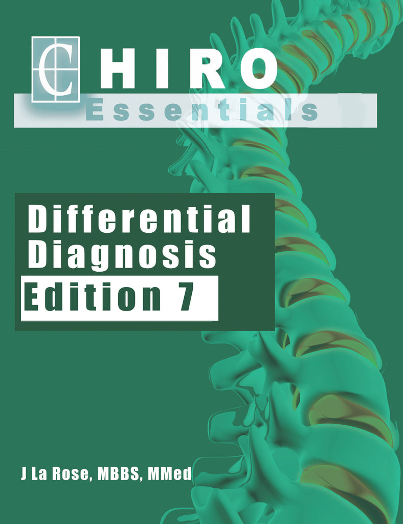 Chiro Essentials Differential Diagnosis - 7th Edition