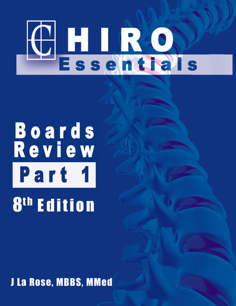 Chiro Essentials Boards Review Part 1 - 8th edition